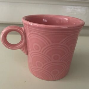 Fiesta Fan Horizon Sun Ring Mug Retired Rose